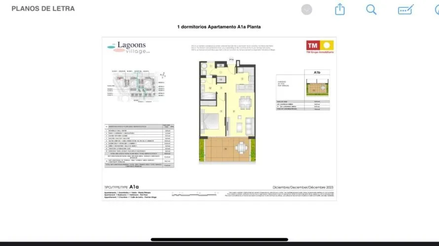 Apartamento de 1 dormitorio en Torrevieja, España No. 319 № 9