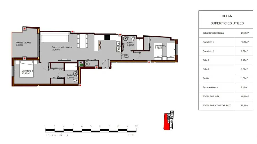 Apartment de 2 chambres à Alegria Residencial XIX Torrevieja, Espagne No. 40