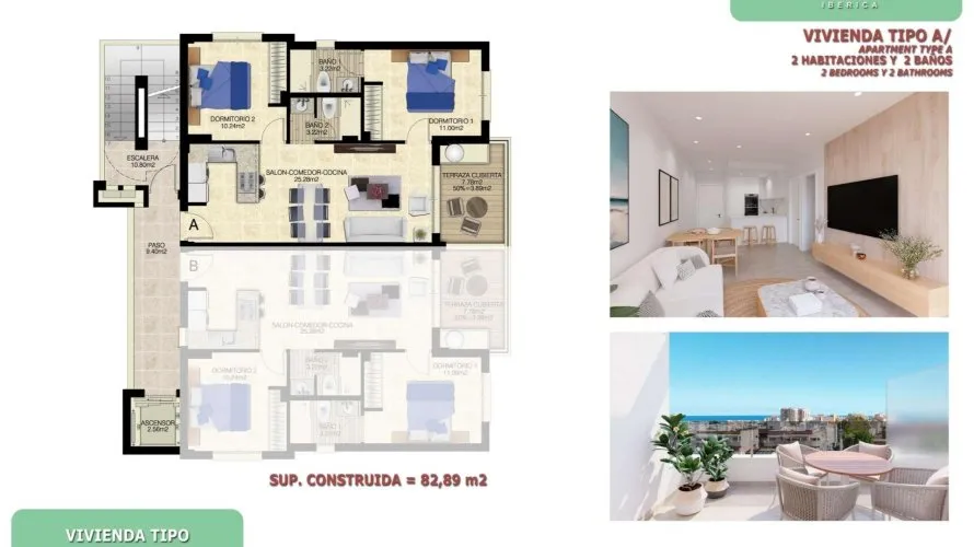 Apartment de 2 chambres à Torrevieja, Spain No. 221 № 5