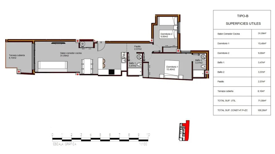 Apartment de 2 chambres à Alegria Residencial XIX Torrevieja, Espagne No. 43