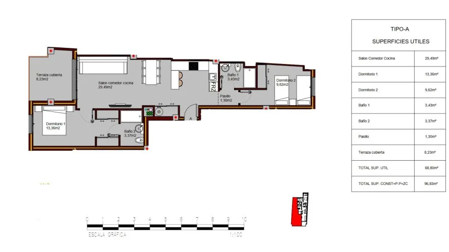 Квартира с 2 спальнями в Alegria Residencial XIX, Торревьеха, Испания №42