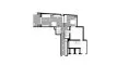 1 bedroom Apartment floor plan «RA24-4C» in ALEGRIA 24