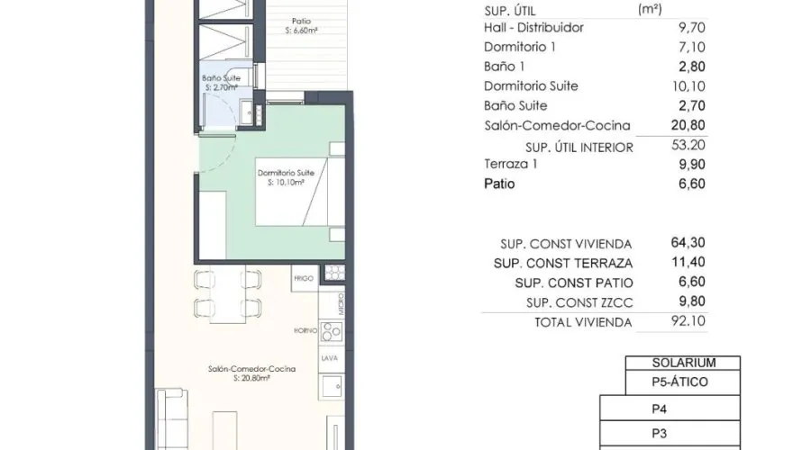 2 bedrooms apartment for sale, Torrevieja, Spain No. 125 № 11
